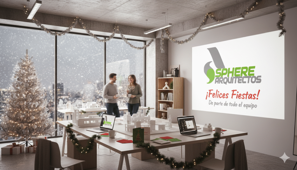 Feliz Navidad 2026 1 Feliz Navidad 2025, el estudio de arquitectura Sphere Arquitectos felicita las fiestas navideñas