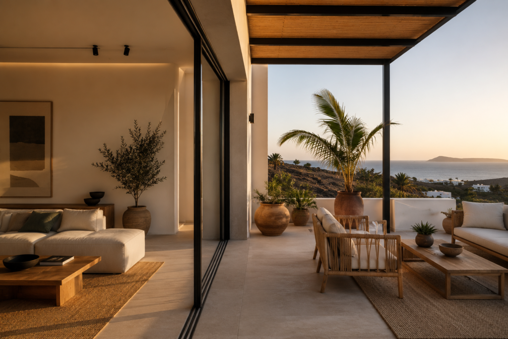 Materiales de verano 2 modern canarian house interior opening